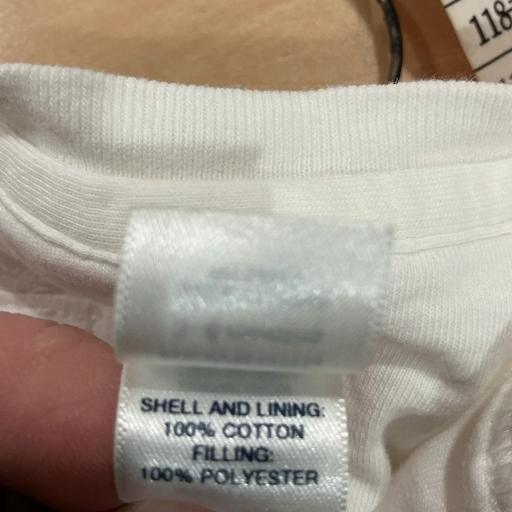 Baby Gap White Forest Animal Footed Sleeper Thick One Piece Size 3-6 Months